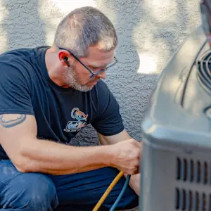 Pete Fixing An AC