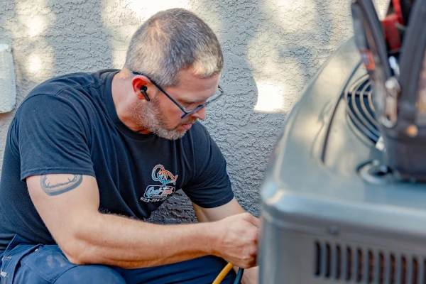 Pete Working on Unit